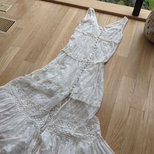 Free People Flowy Maxi Dress Duster